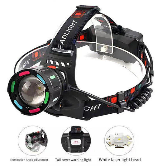 Super bright LED Headlamp Rechargeable