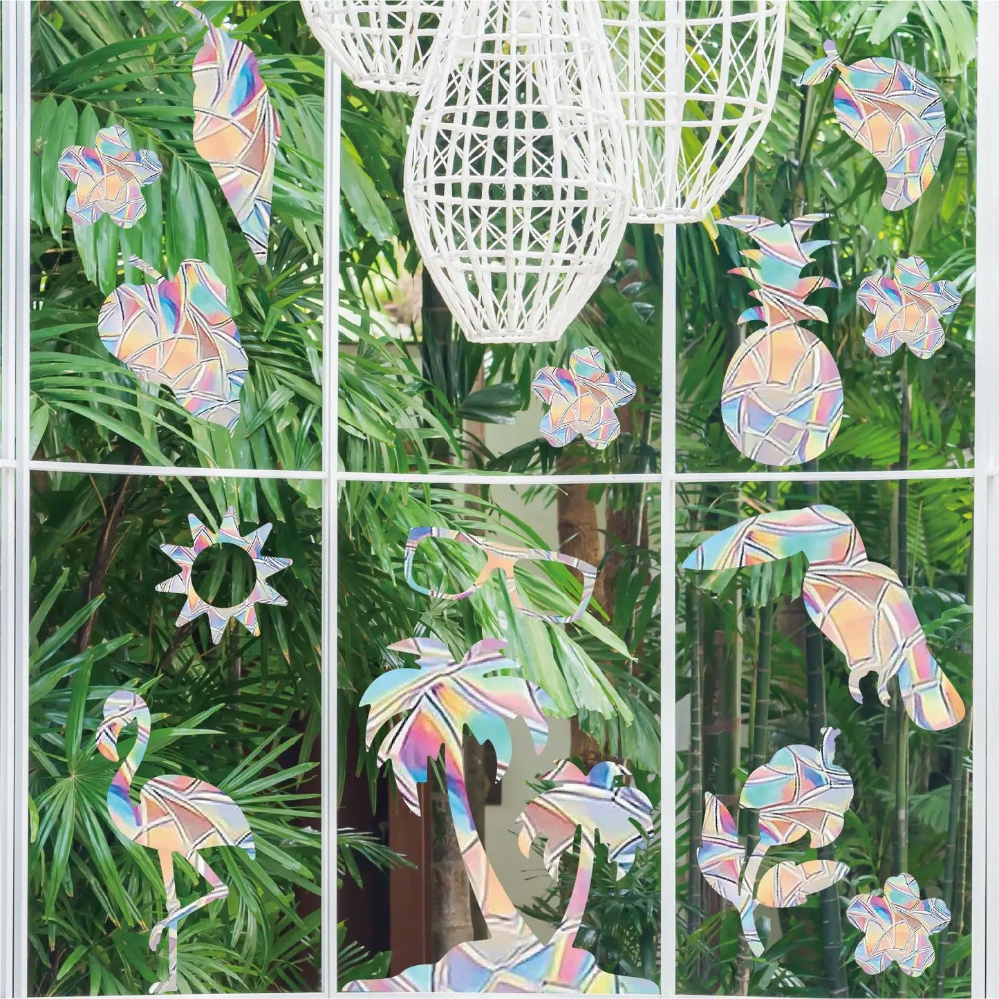 Reusable Rainbow Reflector Window Clings