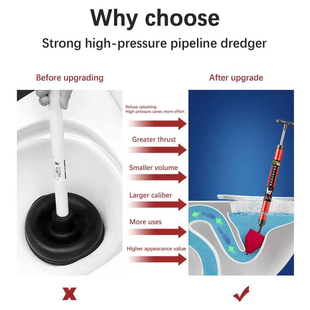 Household High-Pressure Toilet Unblocker