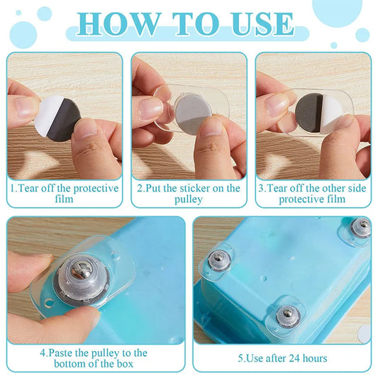 DIY Mini Swivel Caster Wheels