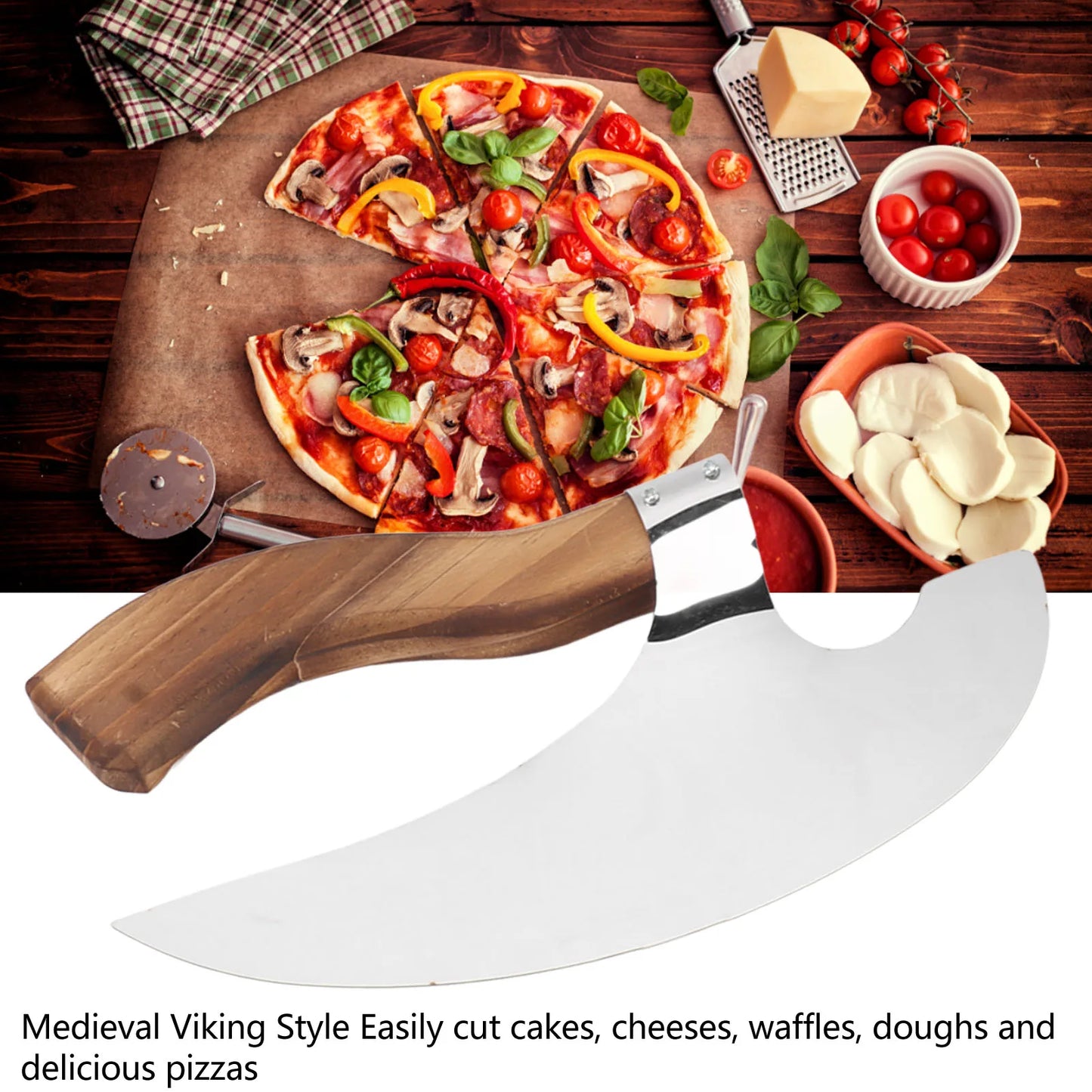 Viking Hatchet Handmade Pizza Cutting Axe