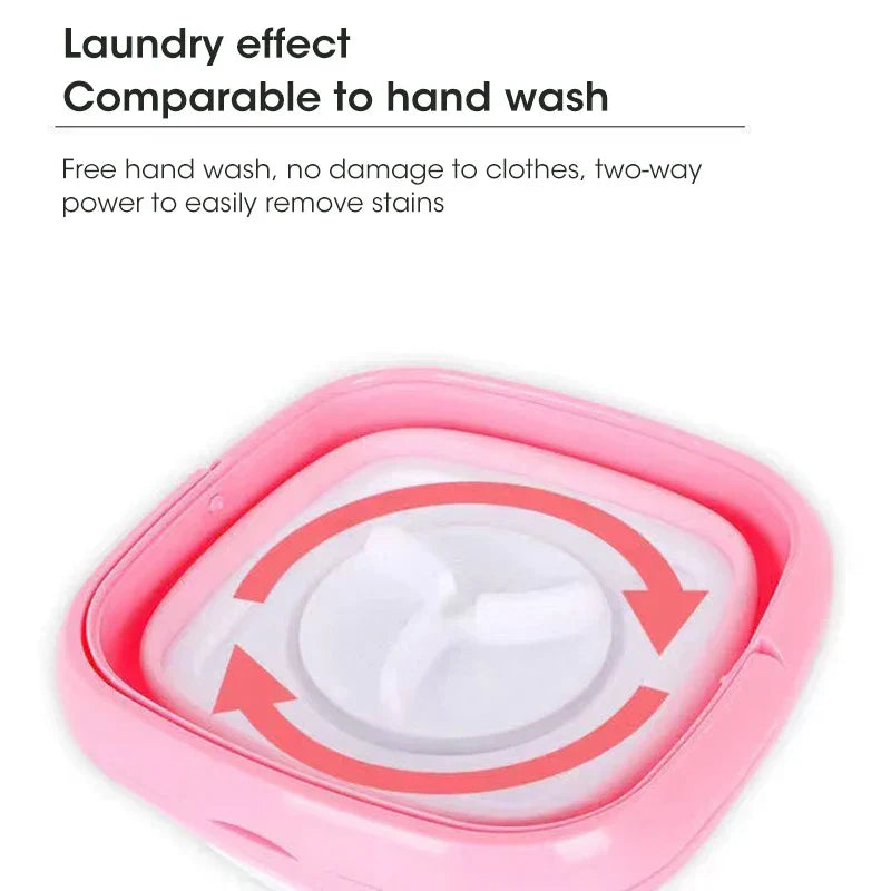 Powerful Mini Foldable Washing Machine with dryer and Foldable Washing Machine