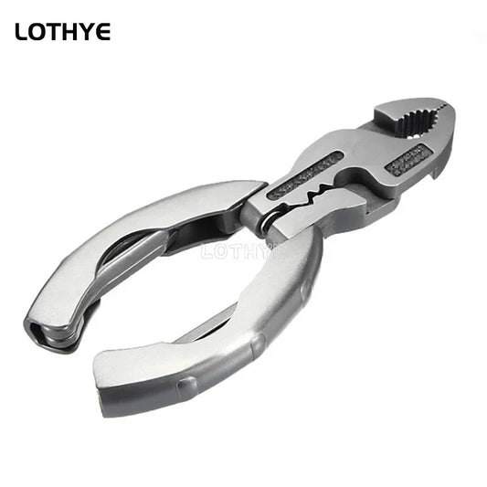 Mini multifunctional tool. 9-in-1 multifunctional pliers screwdriver pocket tool