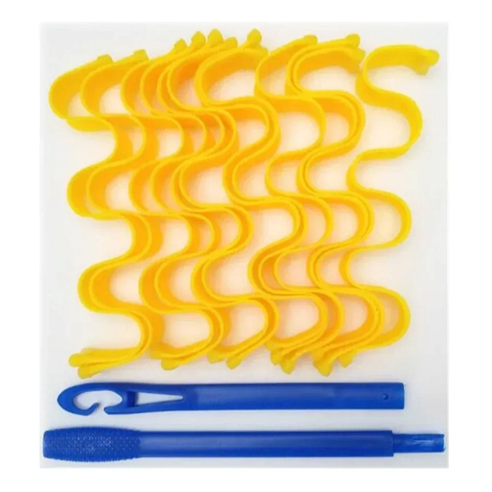 Heatless Waves Hair Curler - 12 pcs