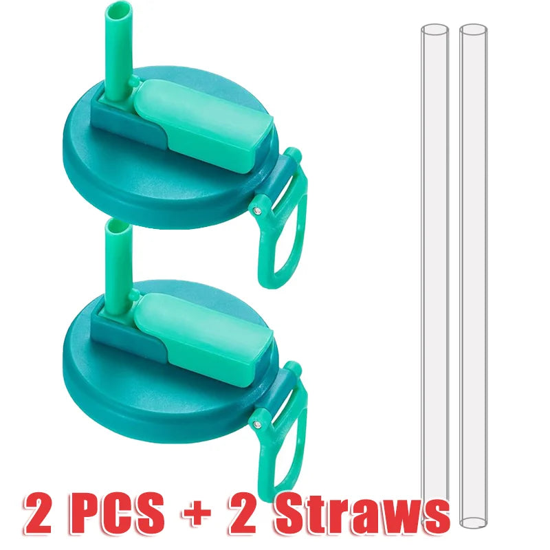 Soda Can Lid With Straw