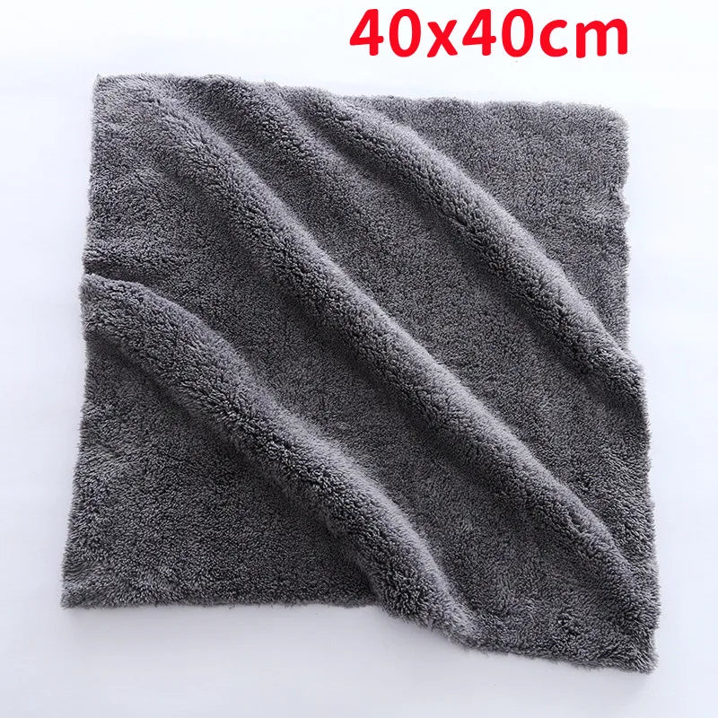 Thickened Absorbent Microfiber Cleaning Towel for Car