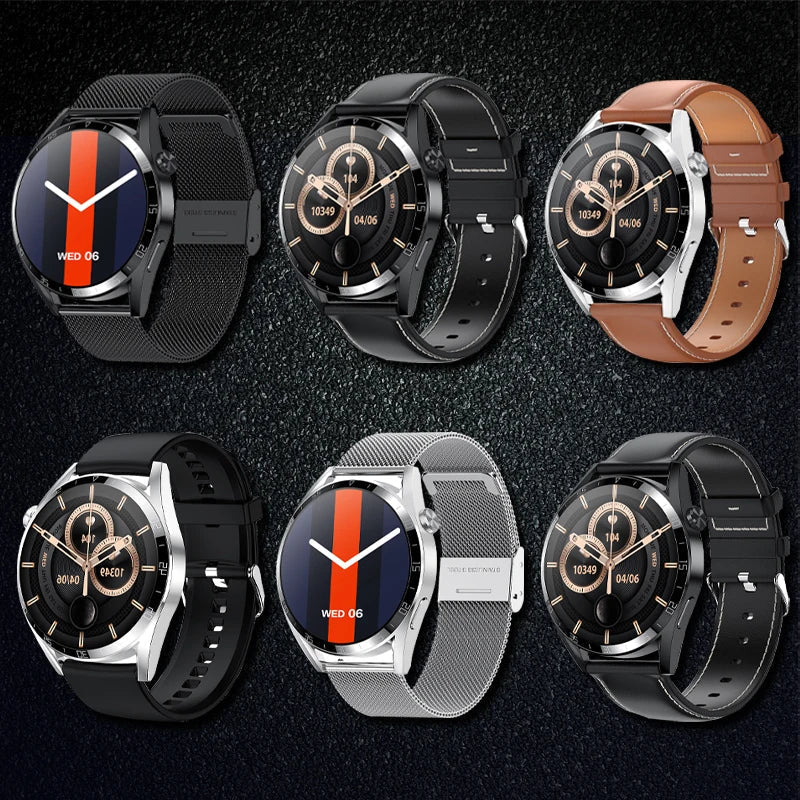 Painless blood sugar health monitoring smart Bluetooth talking watch
