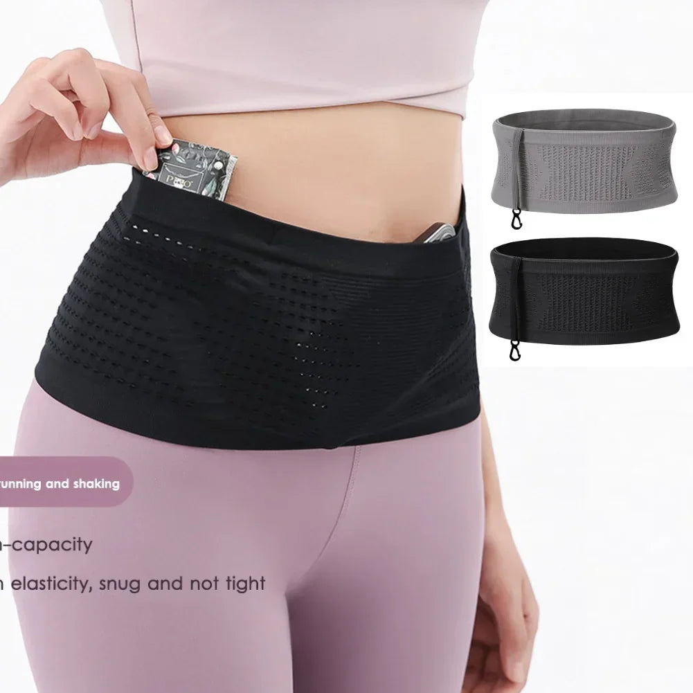 Multifunctional Knit Breathable Concealed Waist Bag