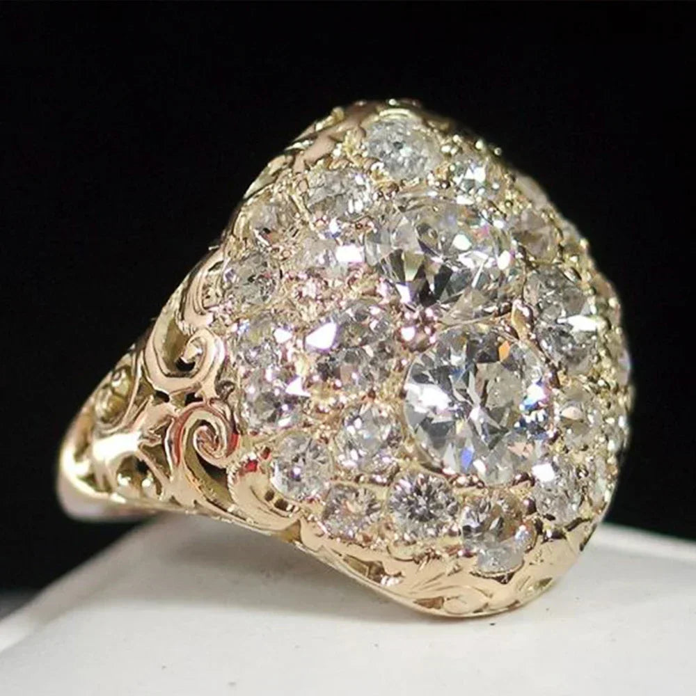 💍3 Carat Super Sparkling zircon Ring