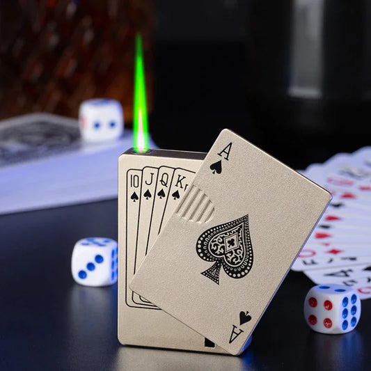 Green Flame Ace Lighter