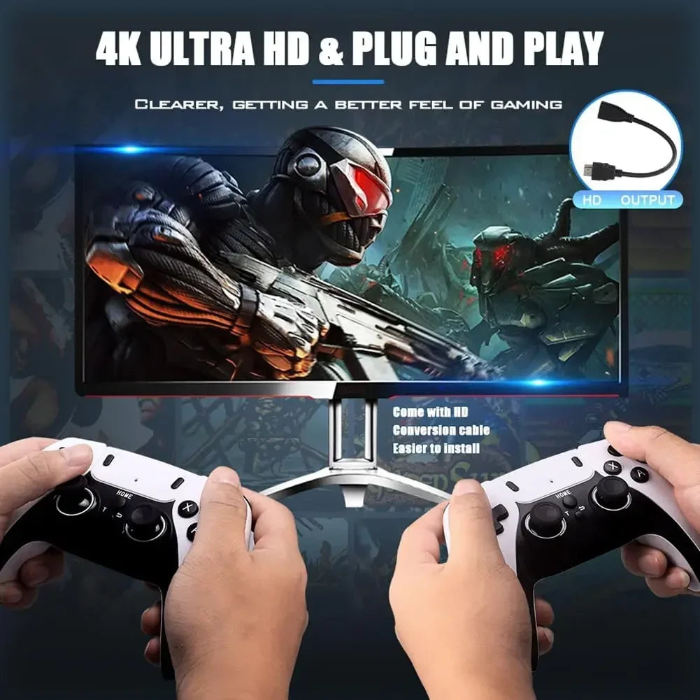 RETRO DOCK V2[60,000+ NOSTALGIC GAMES 2 FREE CONTROLLERS]