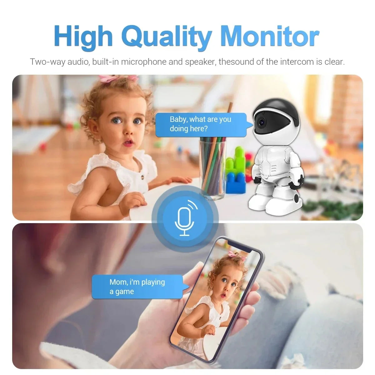 Wireless Indoor Motion Detection Camera