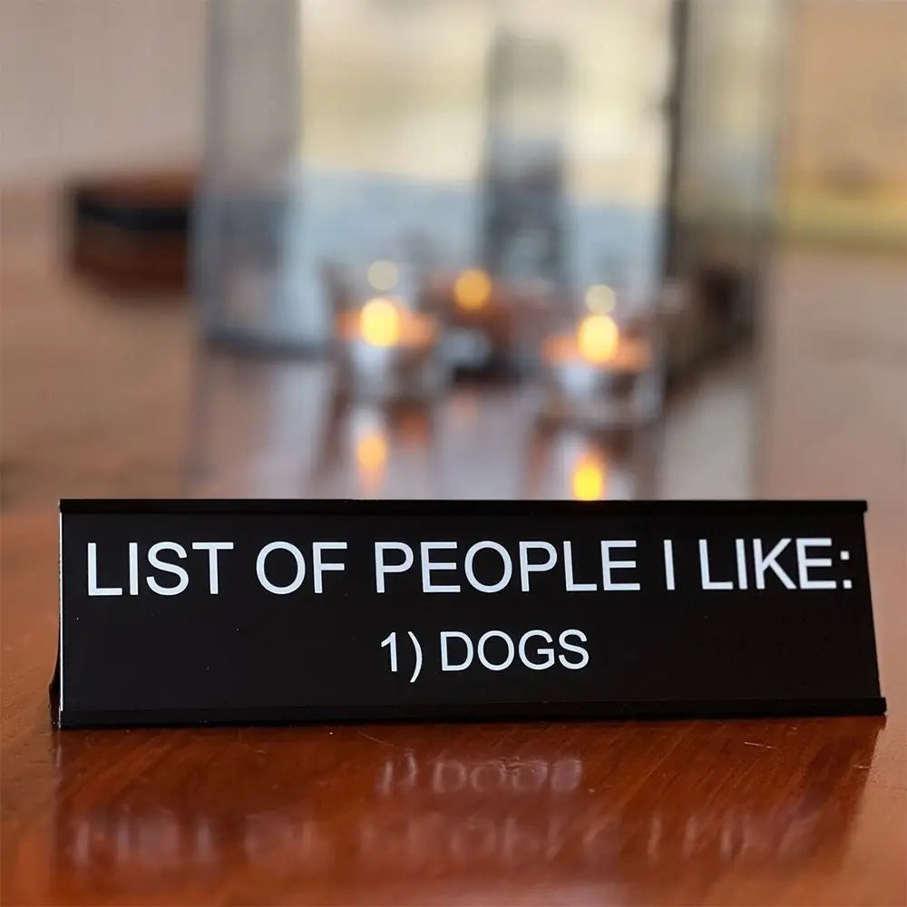 F'er in Charge of You F'ing F's Desk Sign
