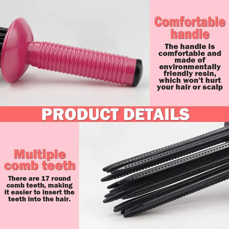 2024 New Fluffy Curling Roll Comb