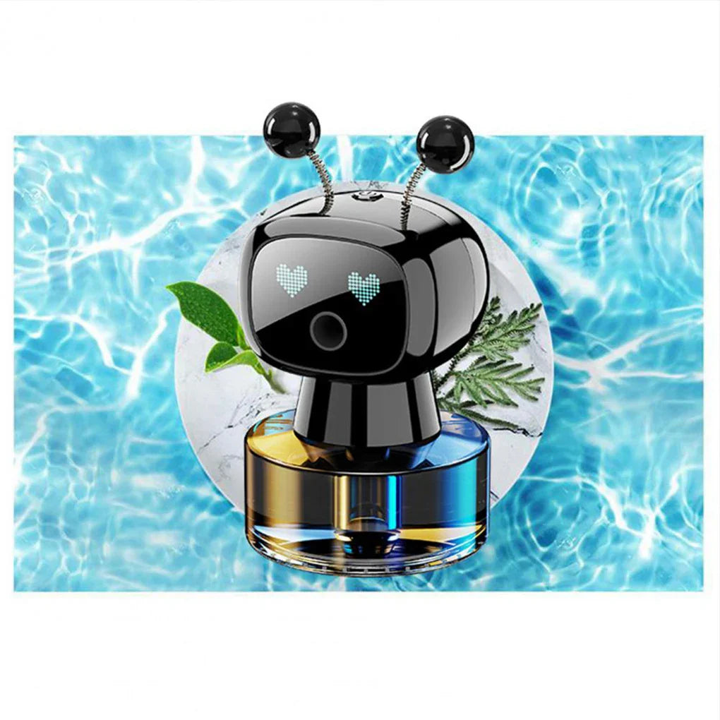 Smart Robot Car Aroma Diffuser, Car Air Freshener Diffuser, Fillable Car Aroma Diffuser, Car Air Freshener Automatic Spray,Capacity Long-Lasting Fragrance