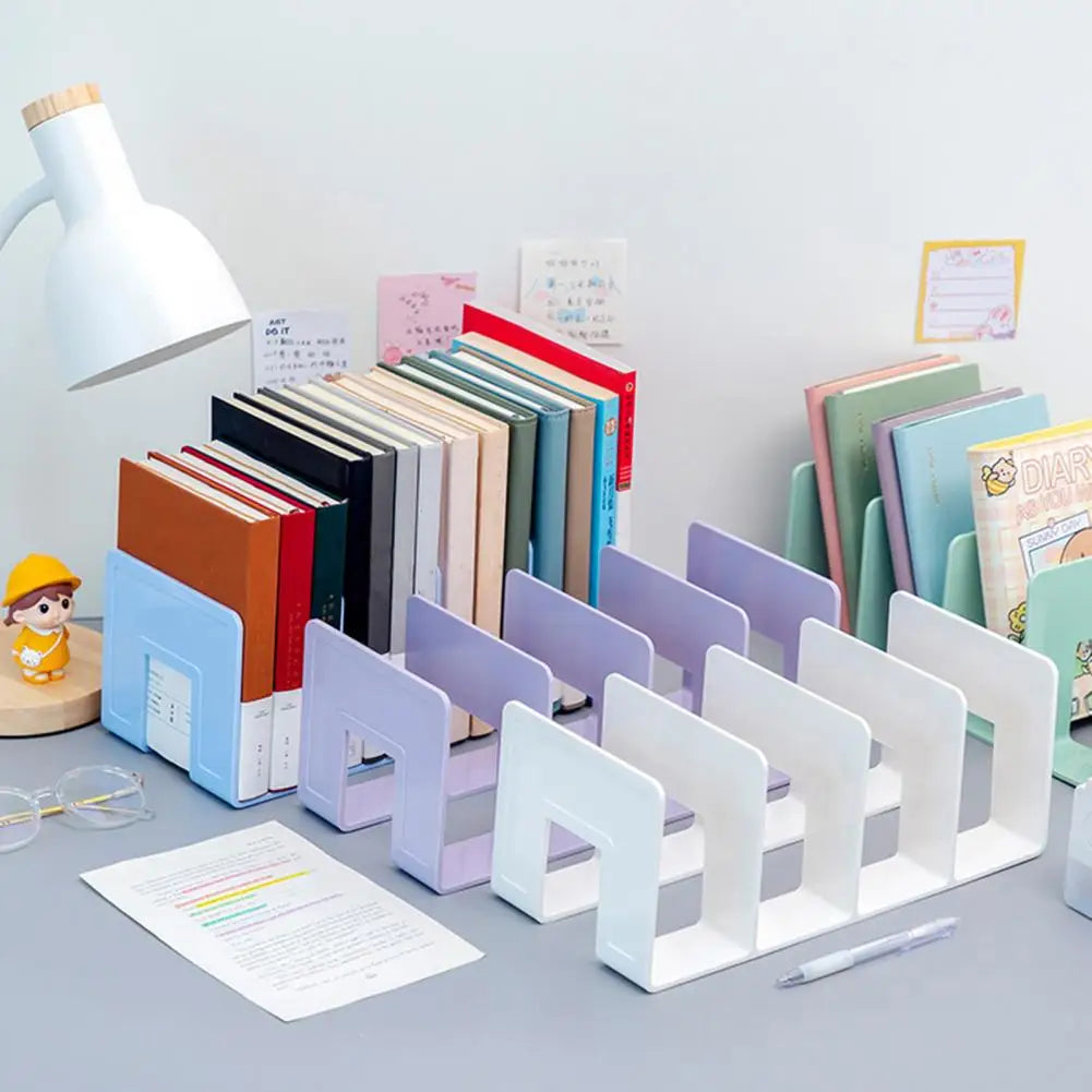 book Organizer with 4 Compartments