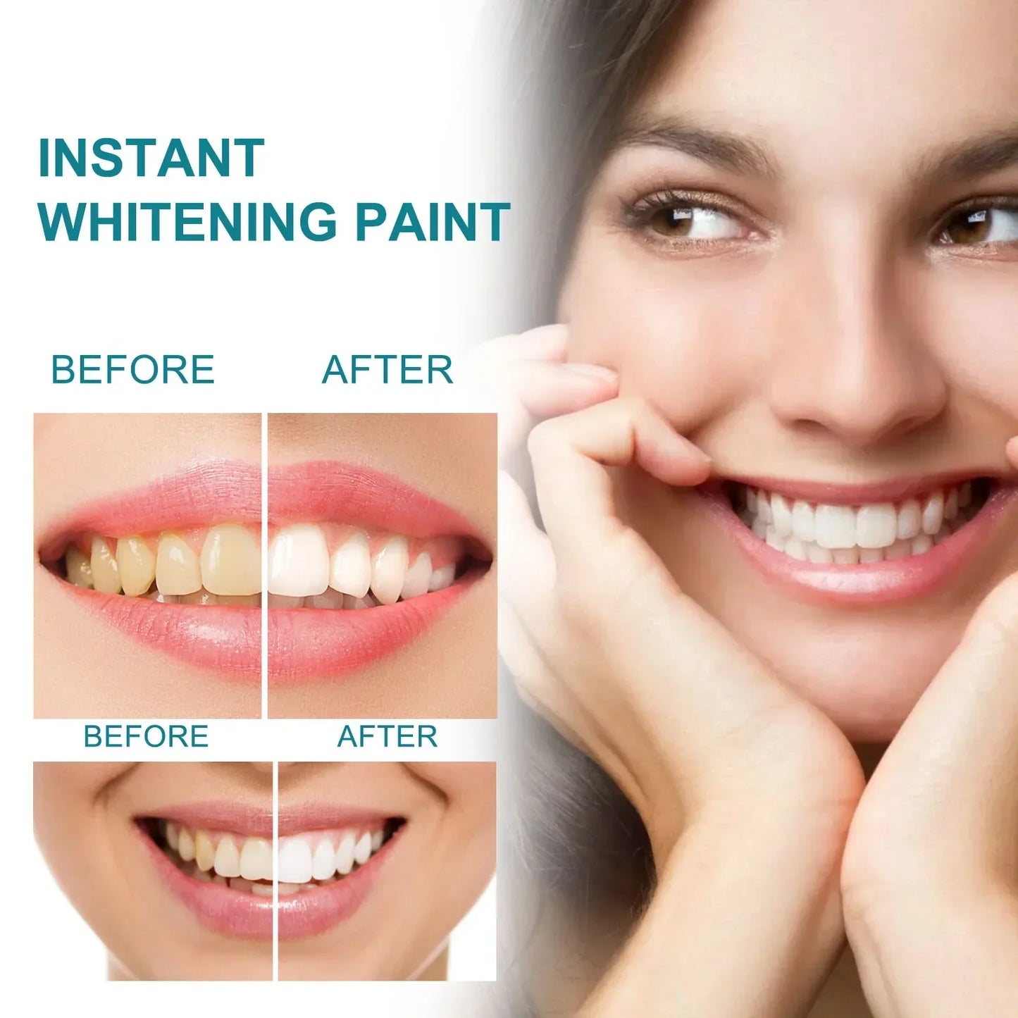 instant  teeth whitening paint