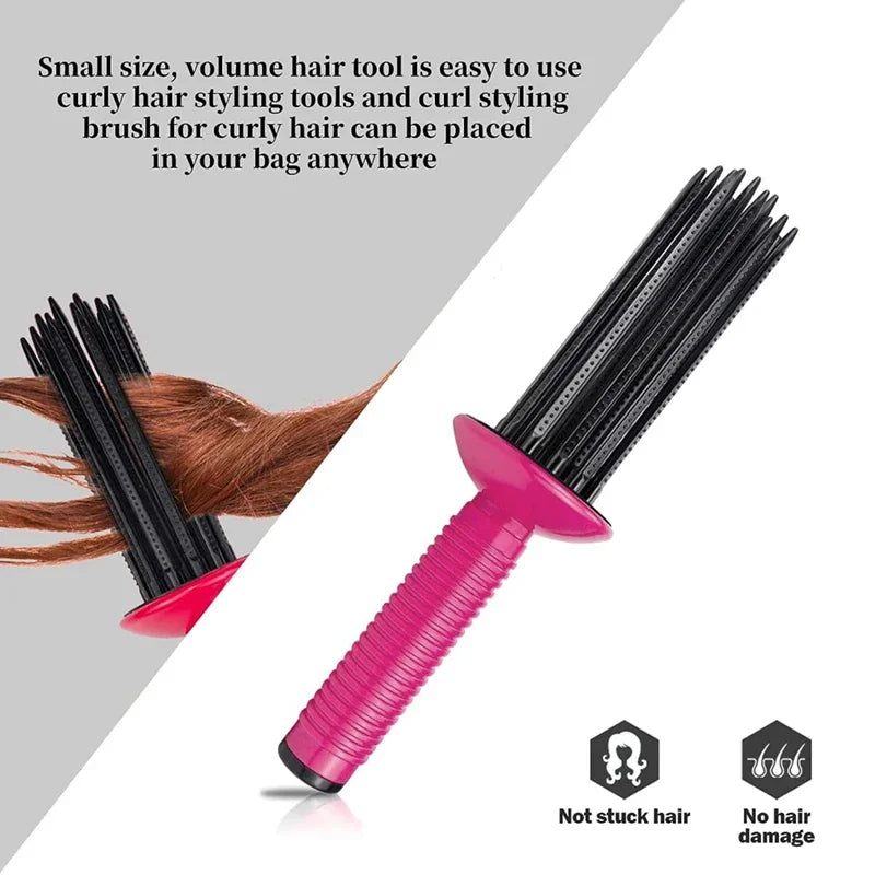 2024 New Fluffy Curling Roll Comb