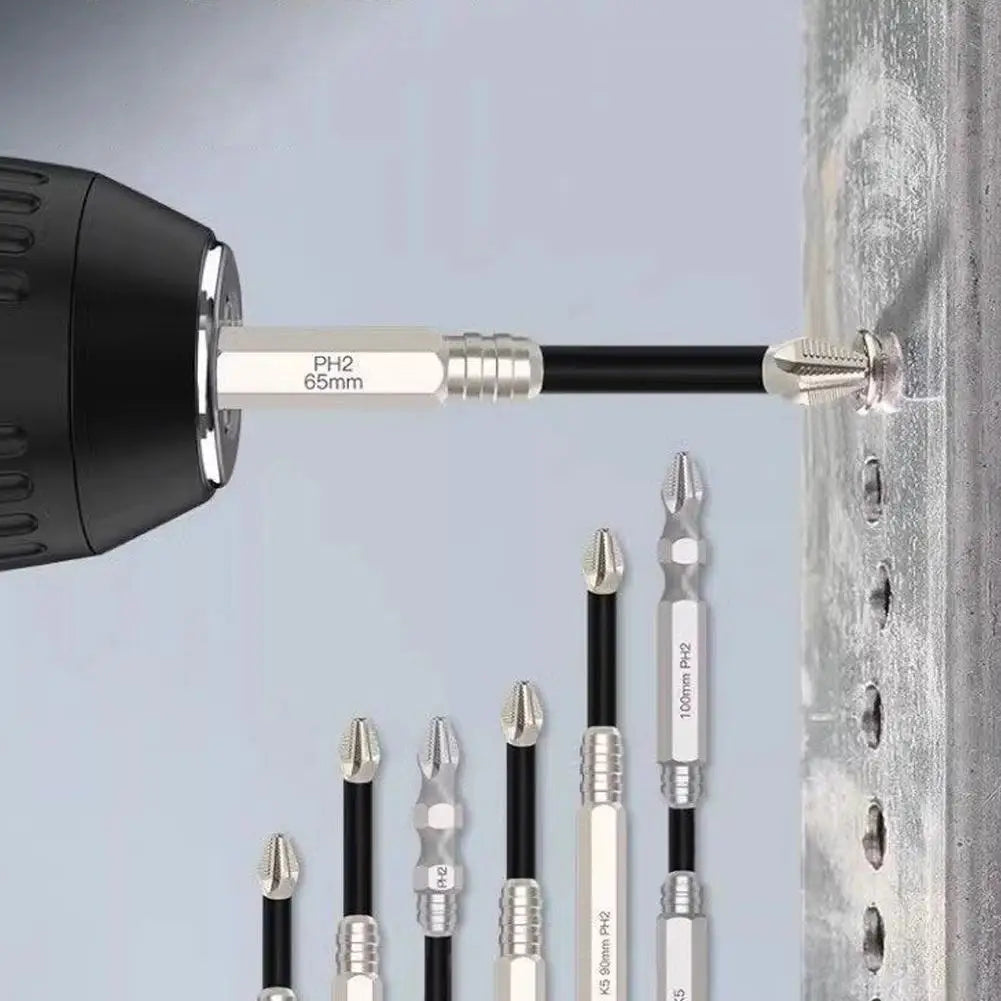 SSRoirvbb Anti-Slip PH2 Impact Driver Bit Set