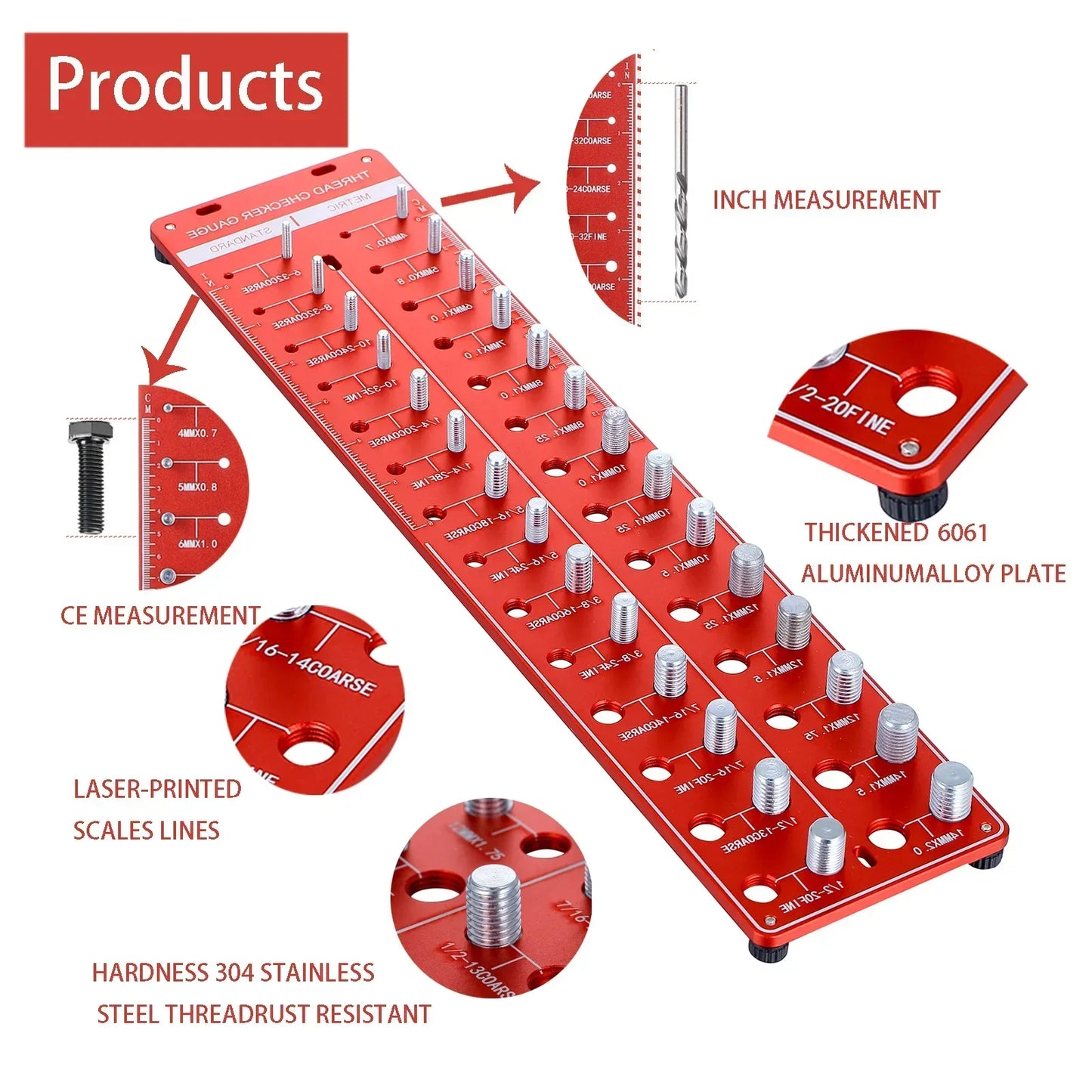 Nut and Bolt Thread Checker