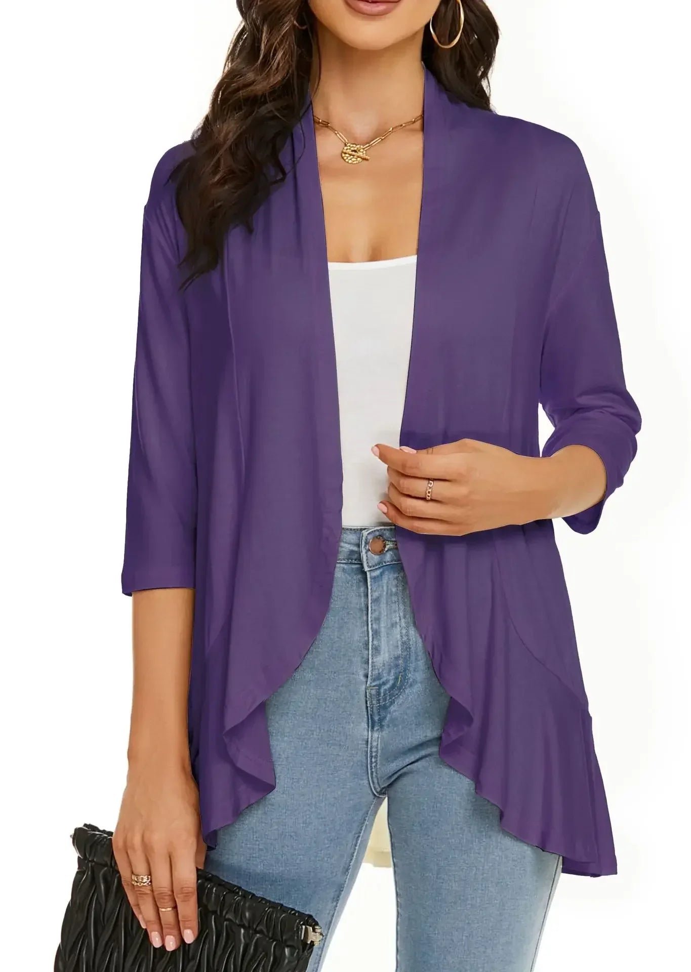 Women's Casual Lightweight Open Front Cardigans