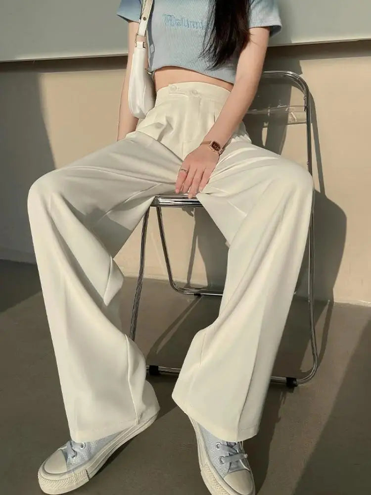 Woman's Casual Full-Length Loose Pants