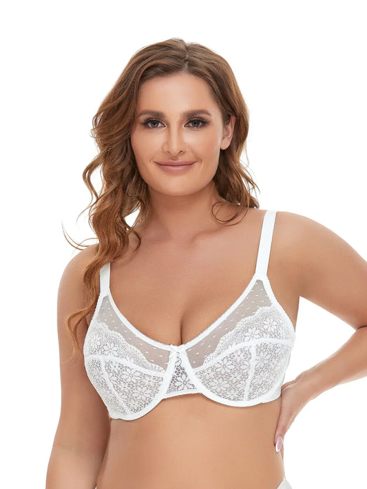 Unlined Comfort Unpadded Full Coverage Underwire Minimizer Bra