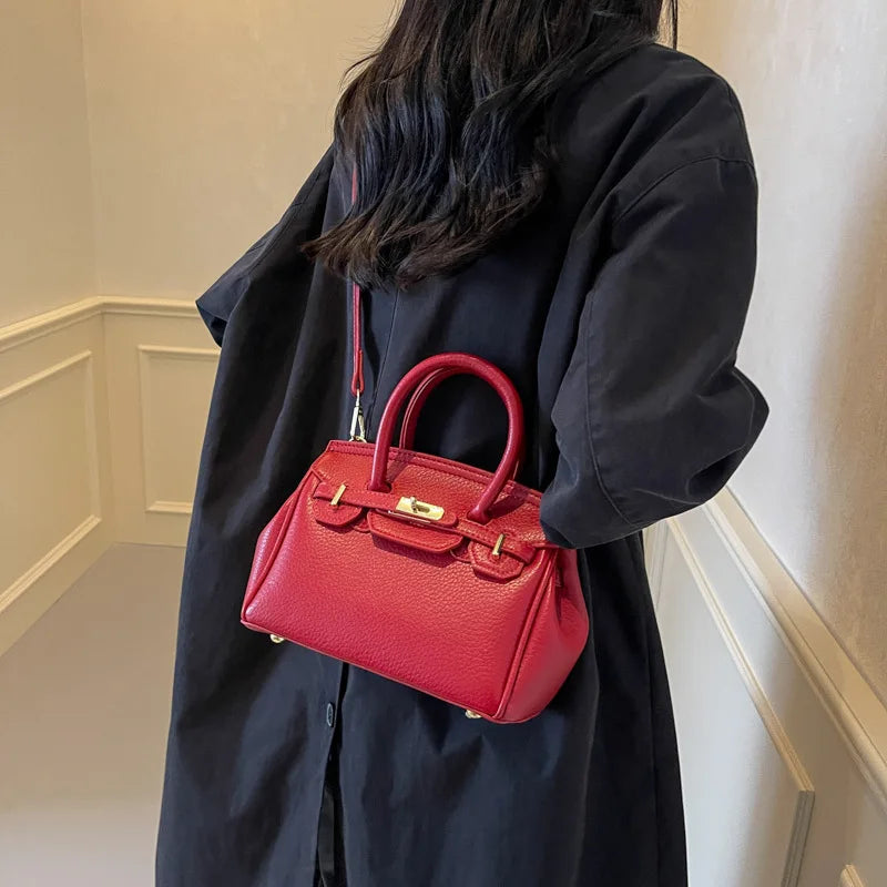Women's Genuine Leather Top Handle Handbags