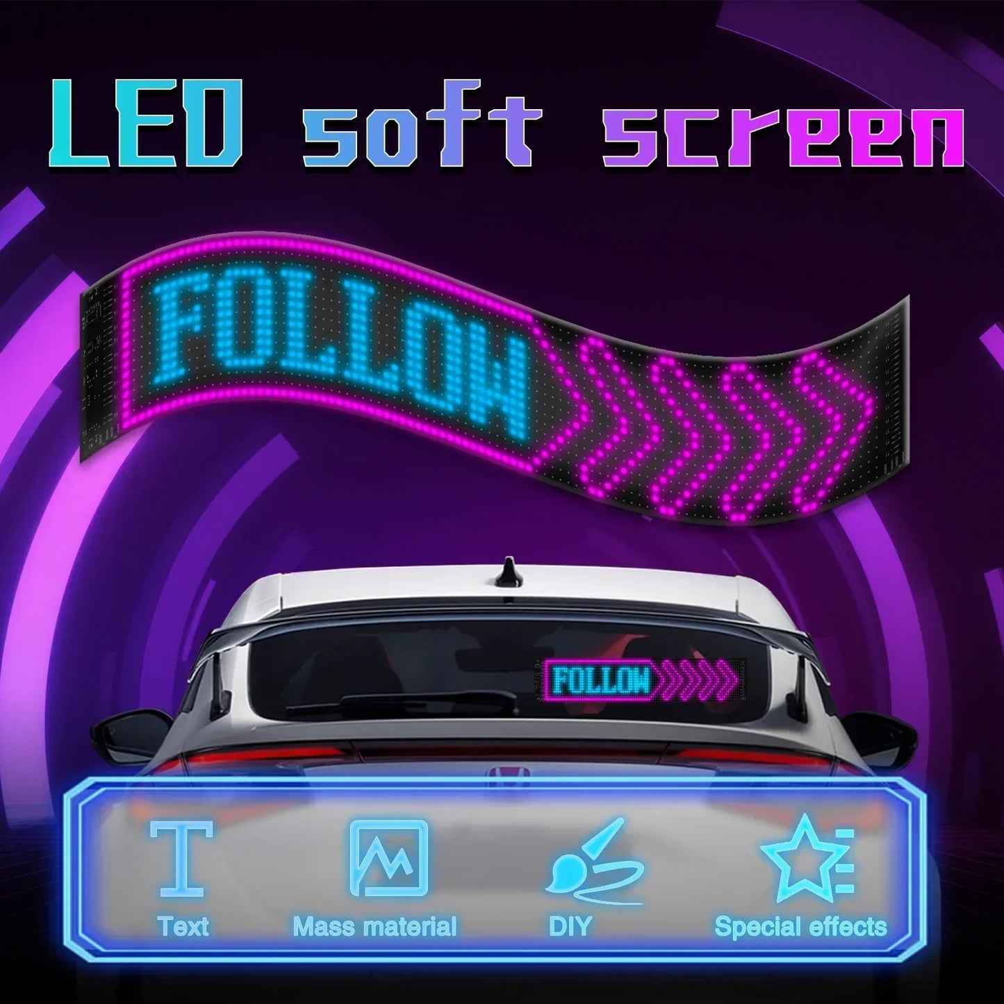 Devil's Eye Lamp Car Led Soft Screen