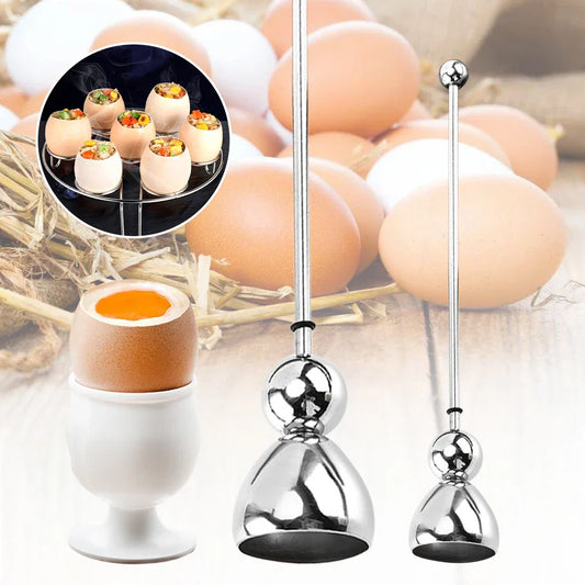 Stainless Steel Egg Cracker Tool