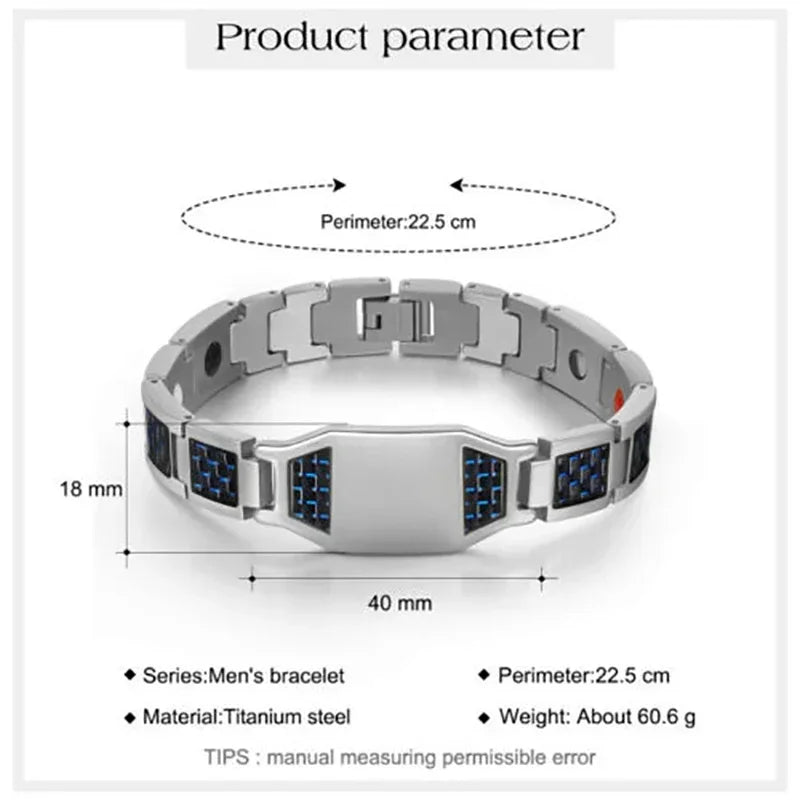 Personalized Men Bracelet with Name Custom Stainless Steel Bracelet For Him