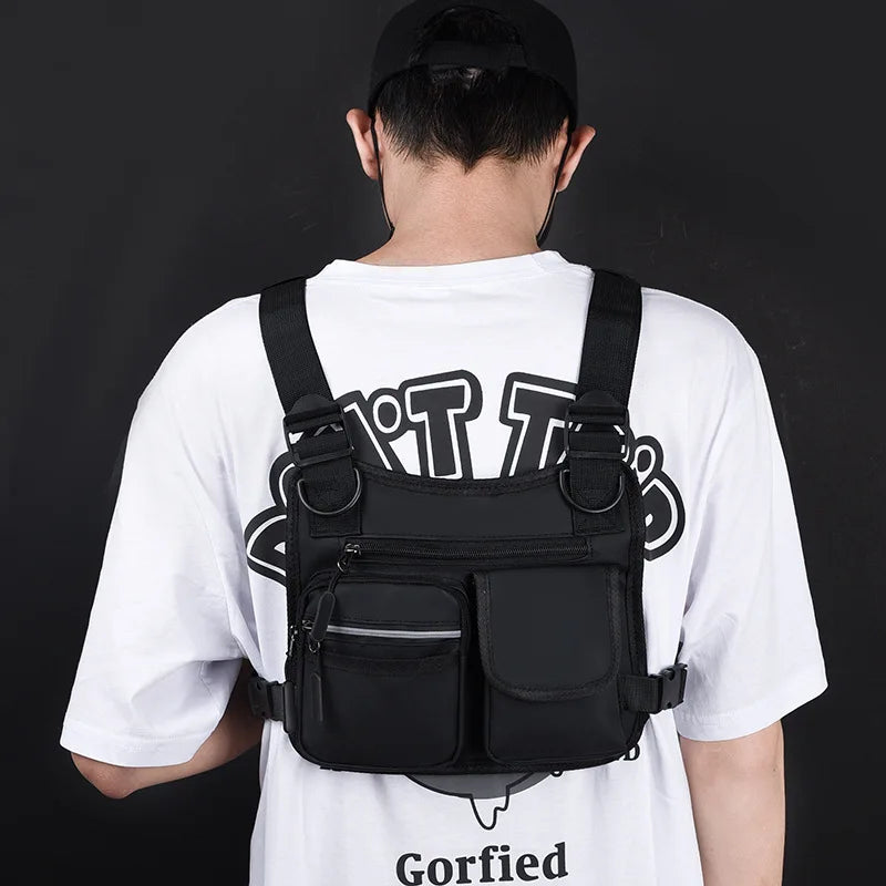 Adjustable Zipper Multi-functional Tactical Chest Bag