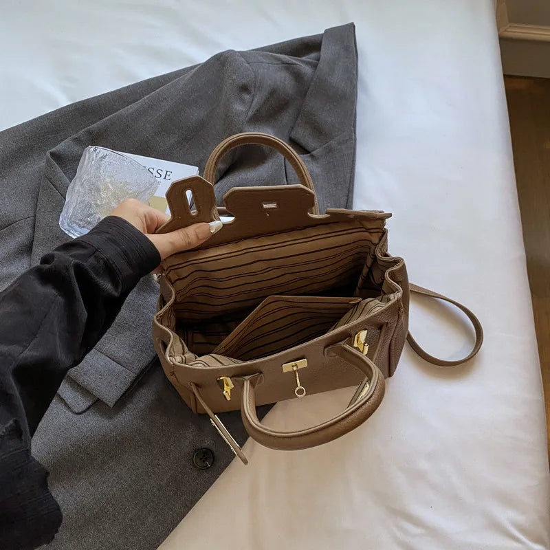 Women's Genuine Leather Top Handle Handbags