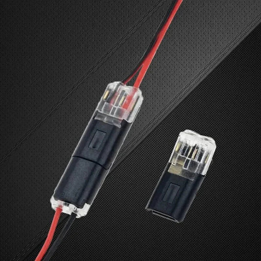 Double-wire Plug-in Connector With Locking Buckle