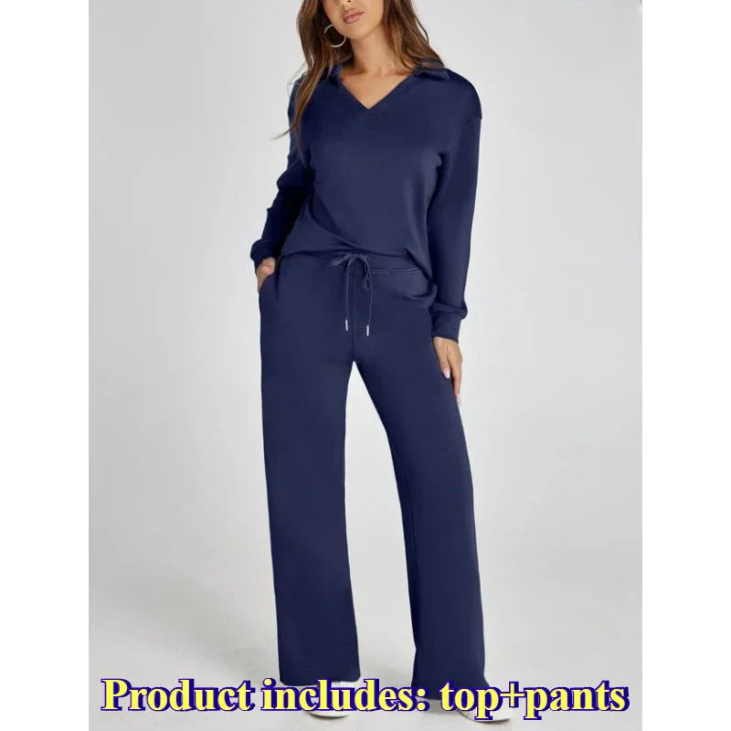Women's 2 Piece Sets Outfits Casual Long Sleeve Sweatsuits Sets
