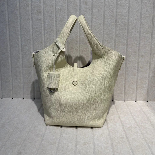 The Vibrant Leather Tote