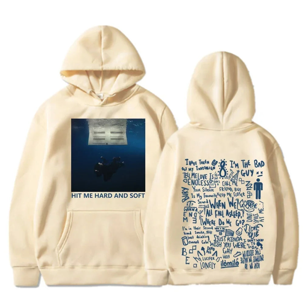 Hit Me Hard & Soft Billie Hoodie