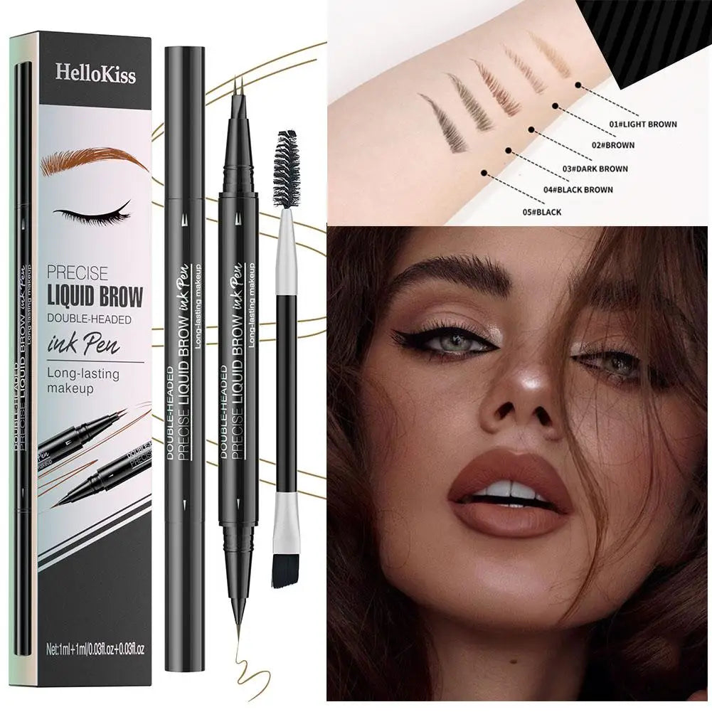 HelloKiss Curved Eyebrow Pen - Microblading Eyebrow Pencil