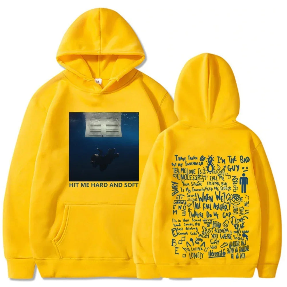 Hit Me Hard & Soft Billie Hoodie