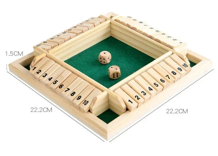 Shut The Box Board Game