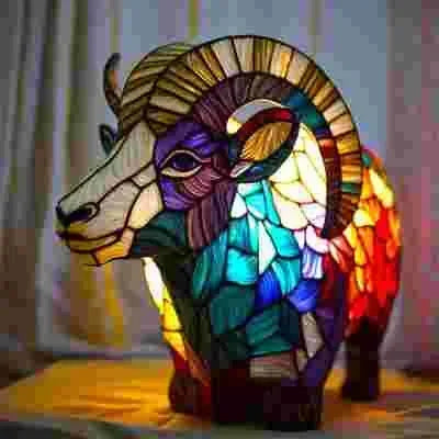 Resin Animal Table Lamp