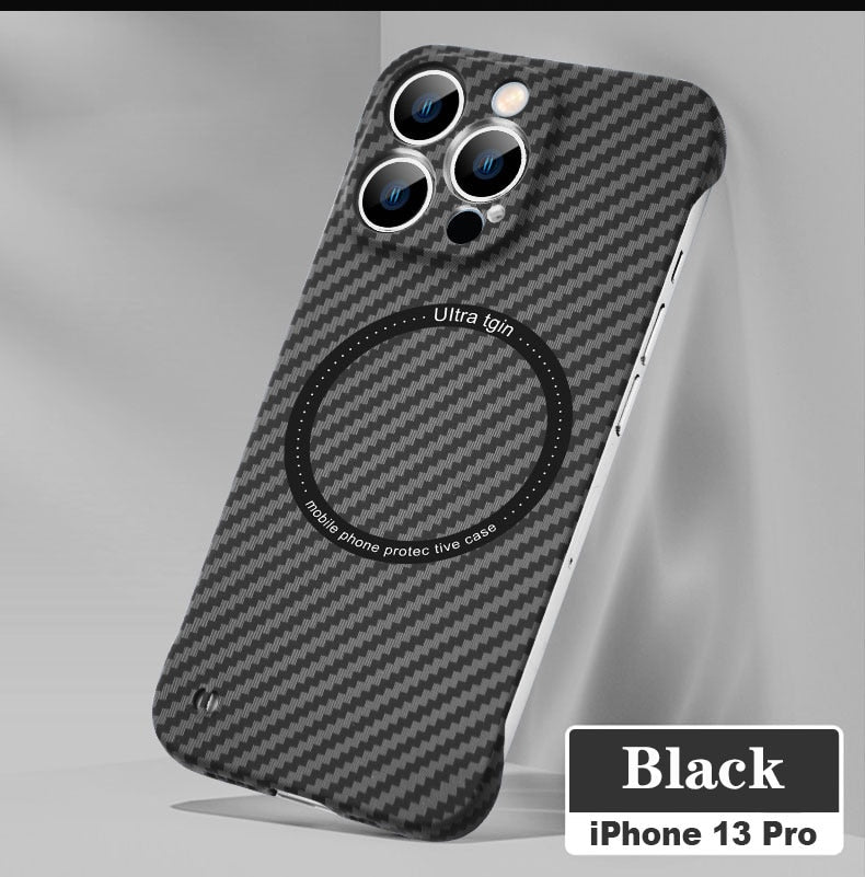 iPhone 12/13 Carbon Fiber Magnetic Case