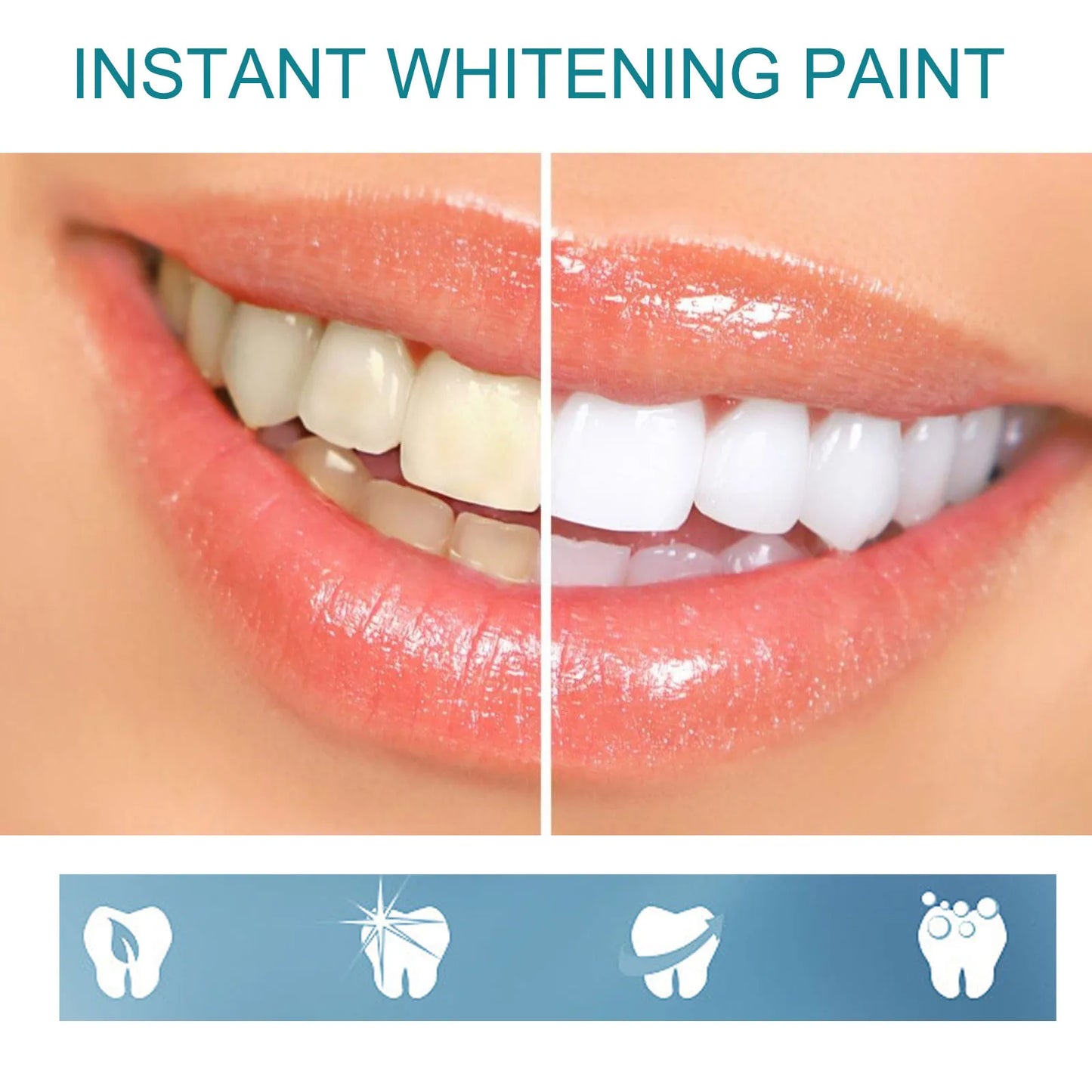 instant  teeth whitening paint