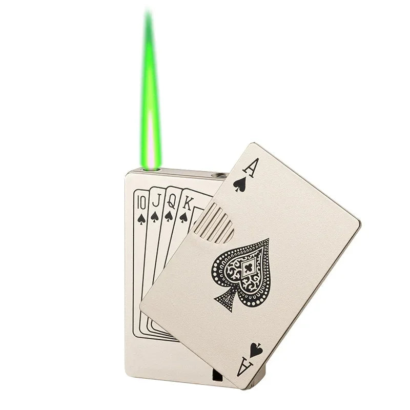 Green Flame Ace Lighter
