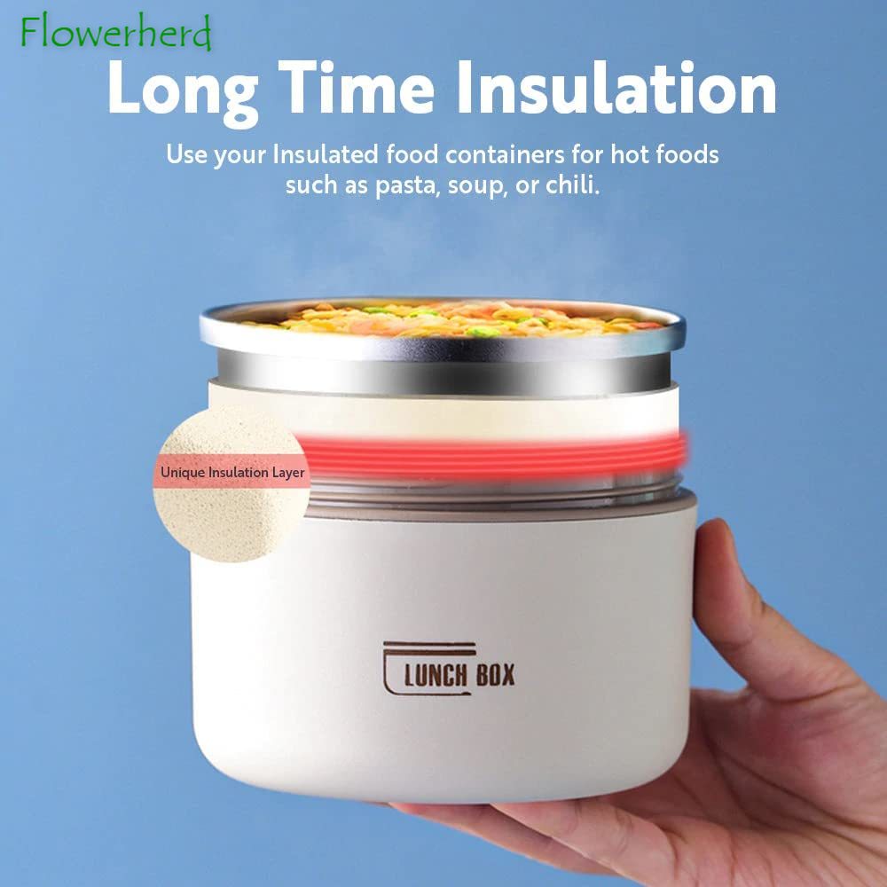 PORTABLE INSULATED LUNCH CONTAINER SET