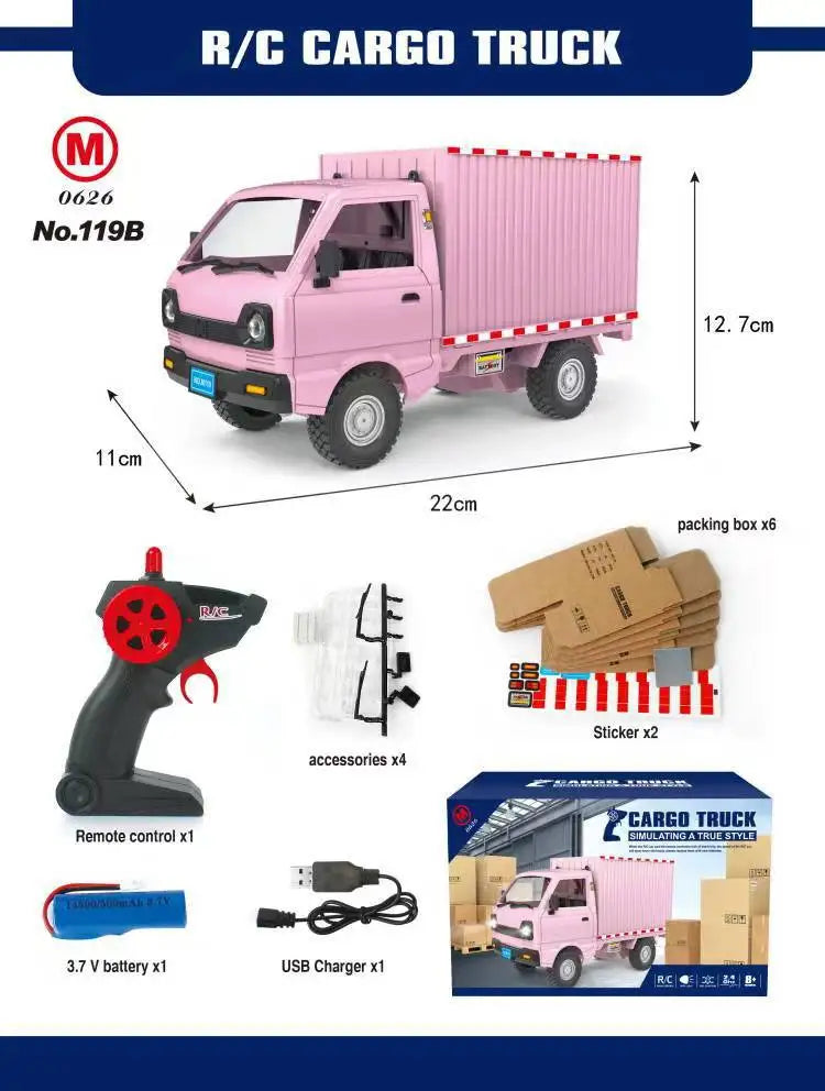 Remote Control Truck Toy Gift For Kids Multicolor