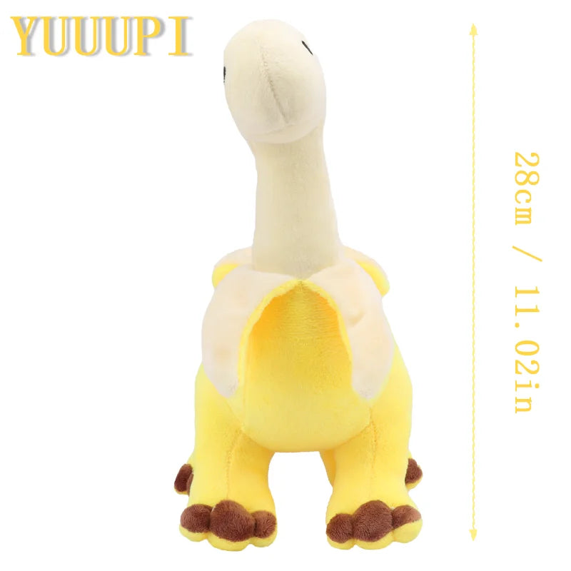 Cute Banana Brontosaurus Design Plush Toy
