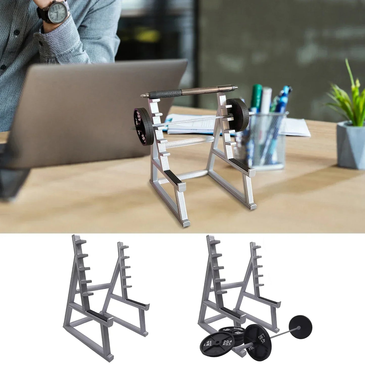 Squat Rack Pen Holder - Desk Organizer