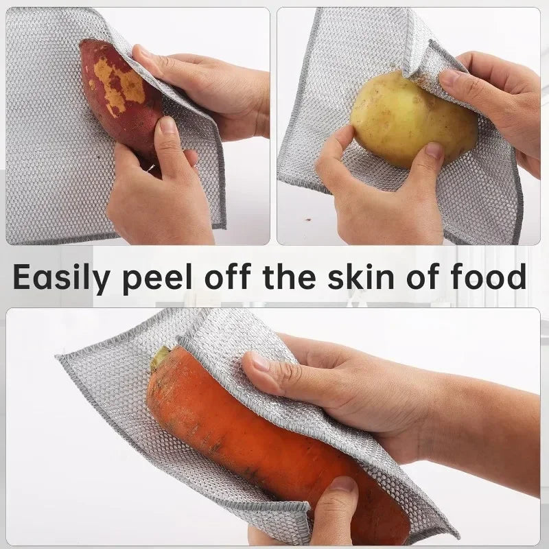 Non Scratch Wire Dishcloth for Wet and Dry