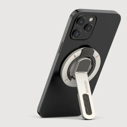 Double-Sided Magnetic Decompression Ring Phone Holder 360° Rotating Silicone Zinc Alloy Ultra-Thin Magnetic Phone Holder